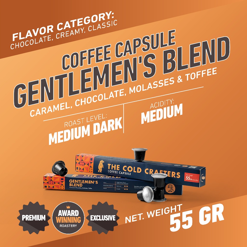 

Coffee Capsule / Kapsul Kopi - Gentlemen's Blend Nespresso Compatible