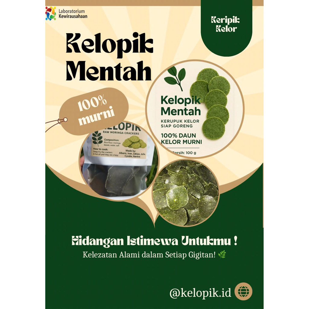 

kerupuk kelor mentah KELOPIK