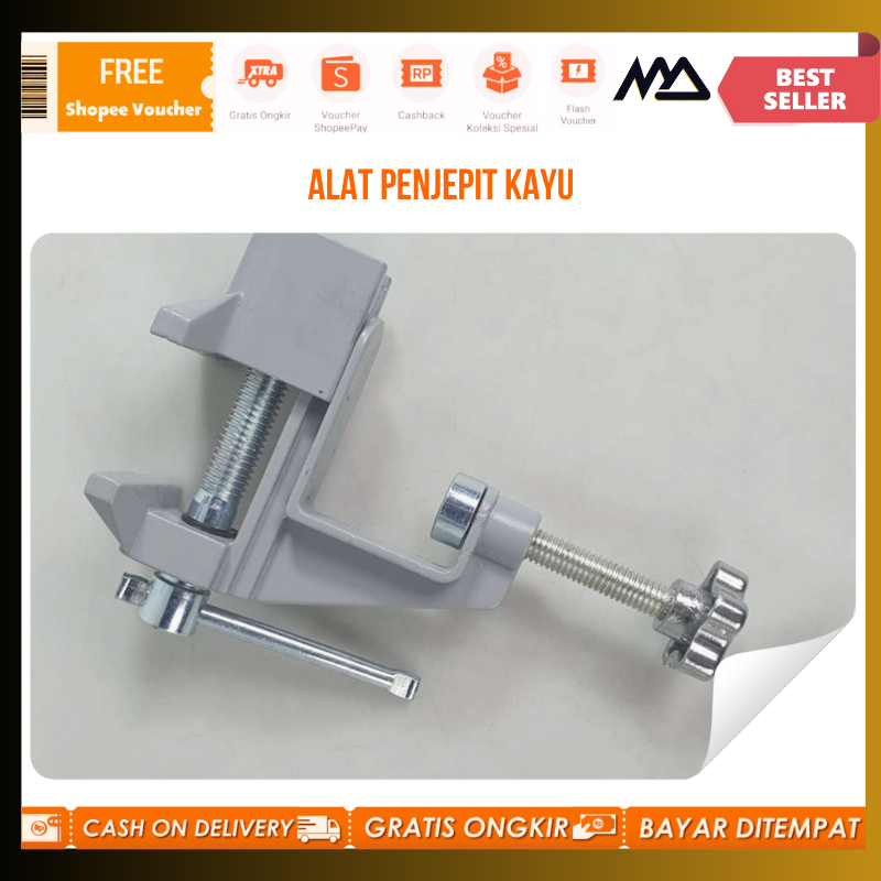 Alat penjepit kayu / YTC Vise Clamp Capit Meja Alat Penjepit Kayu / Clamp kayu / Bar clamp