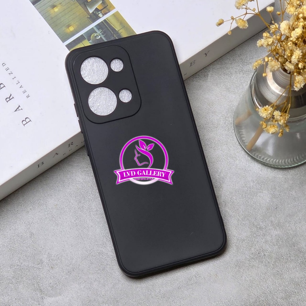 Oppo Reno 13 Oppo Reno 13 Pro Oppo Reno 13F liquid Silicone / Macaron Square Color Black Case Oppo R