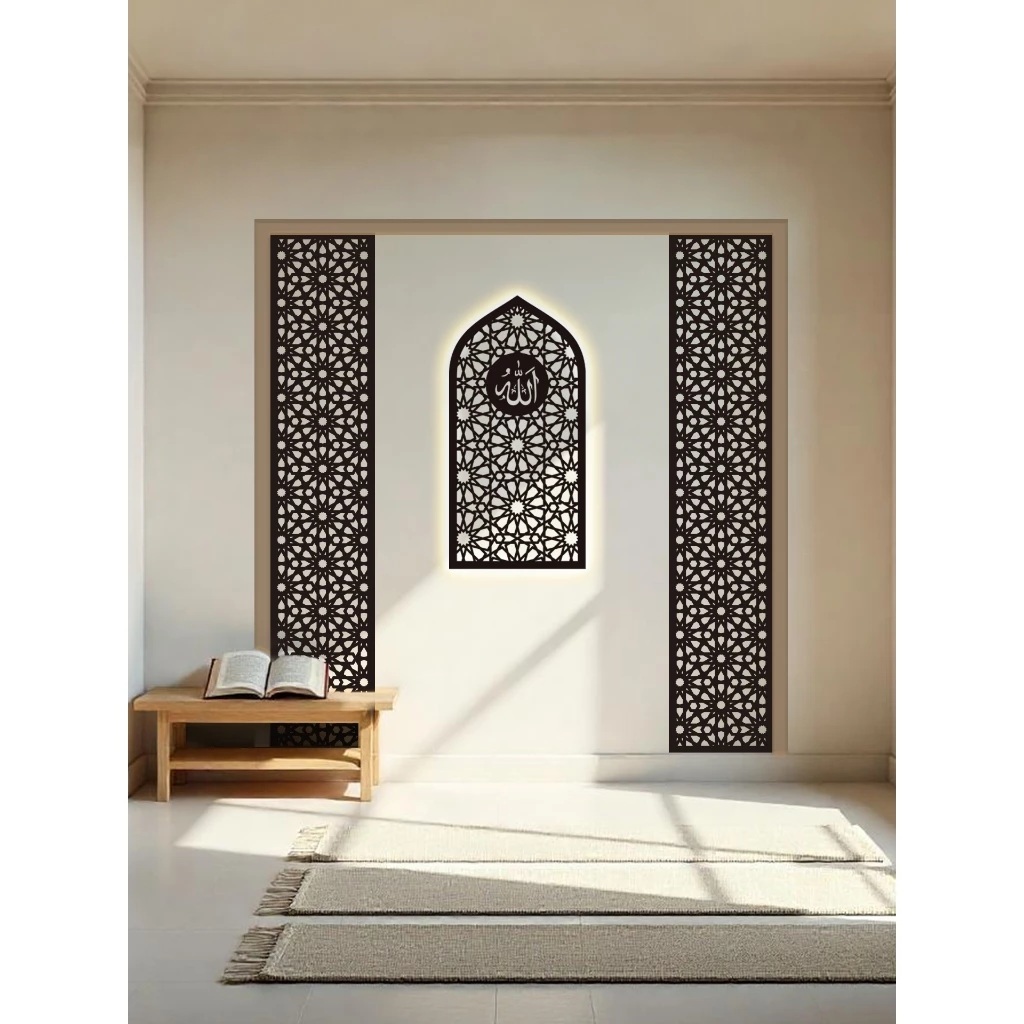 Krawangan Mushola Bentuk Persegi Panjang | Dekorasi Ornamen Mushola