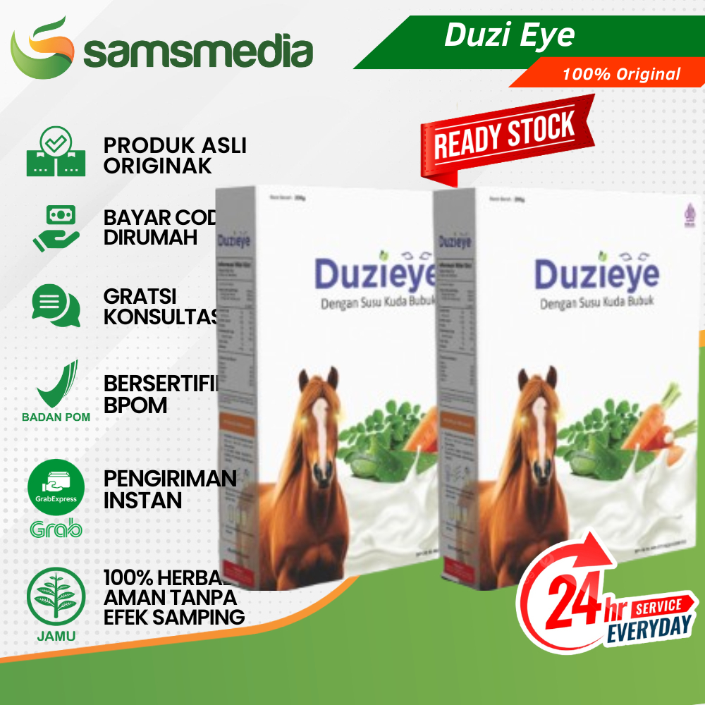

Duzi Eye - Susu Kuda Lombok Nutrisi Mata Bubuk 200 Gram