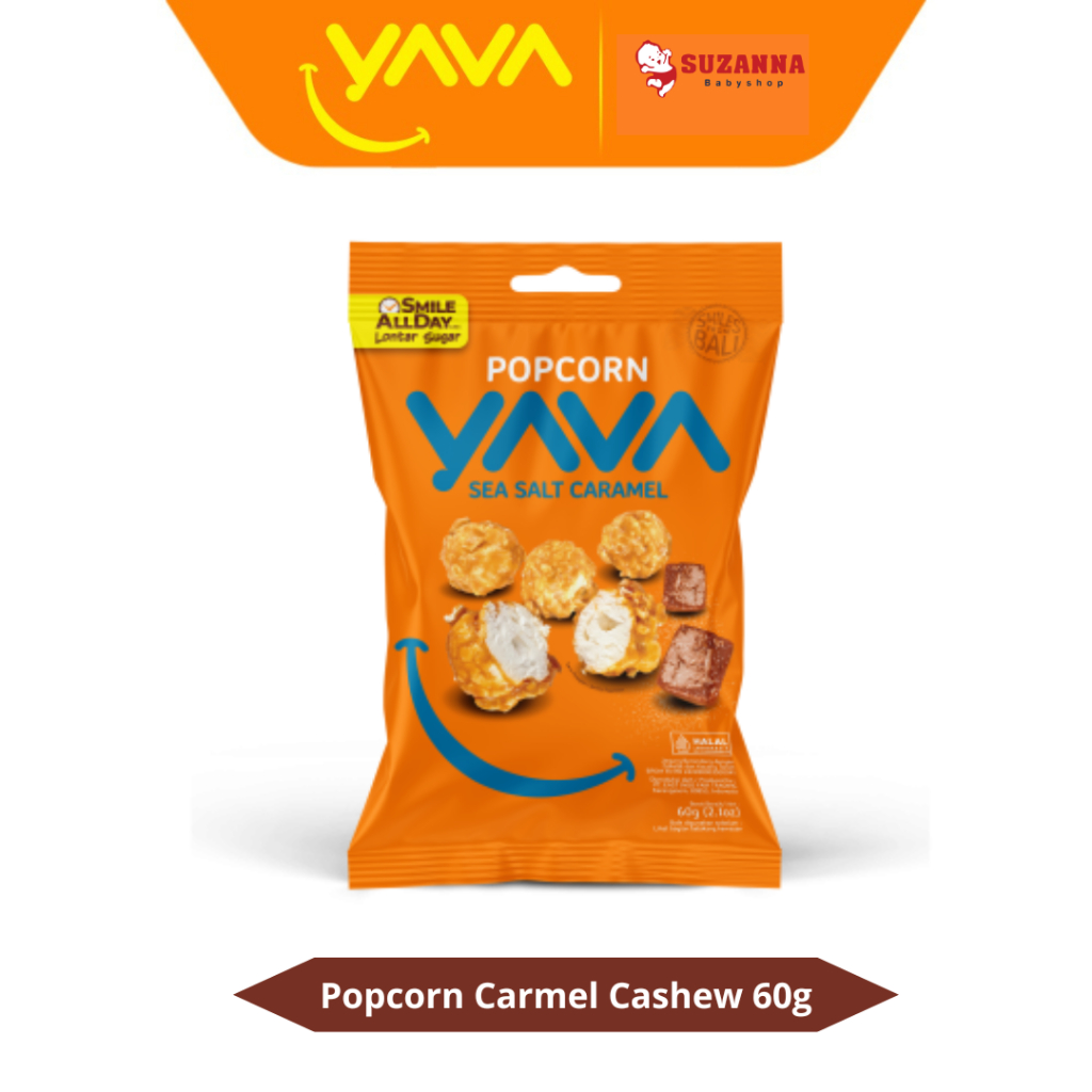 

YAVA Popcorn Sea Salt Caramel 60g - Camilan