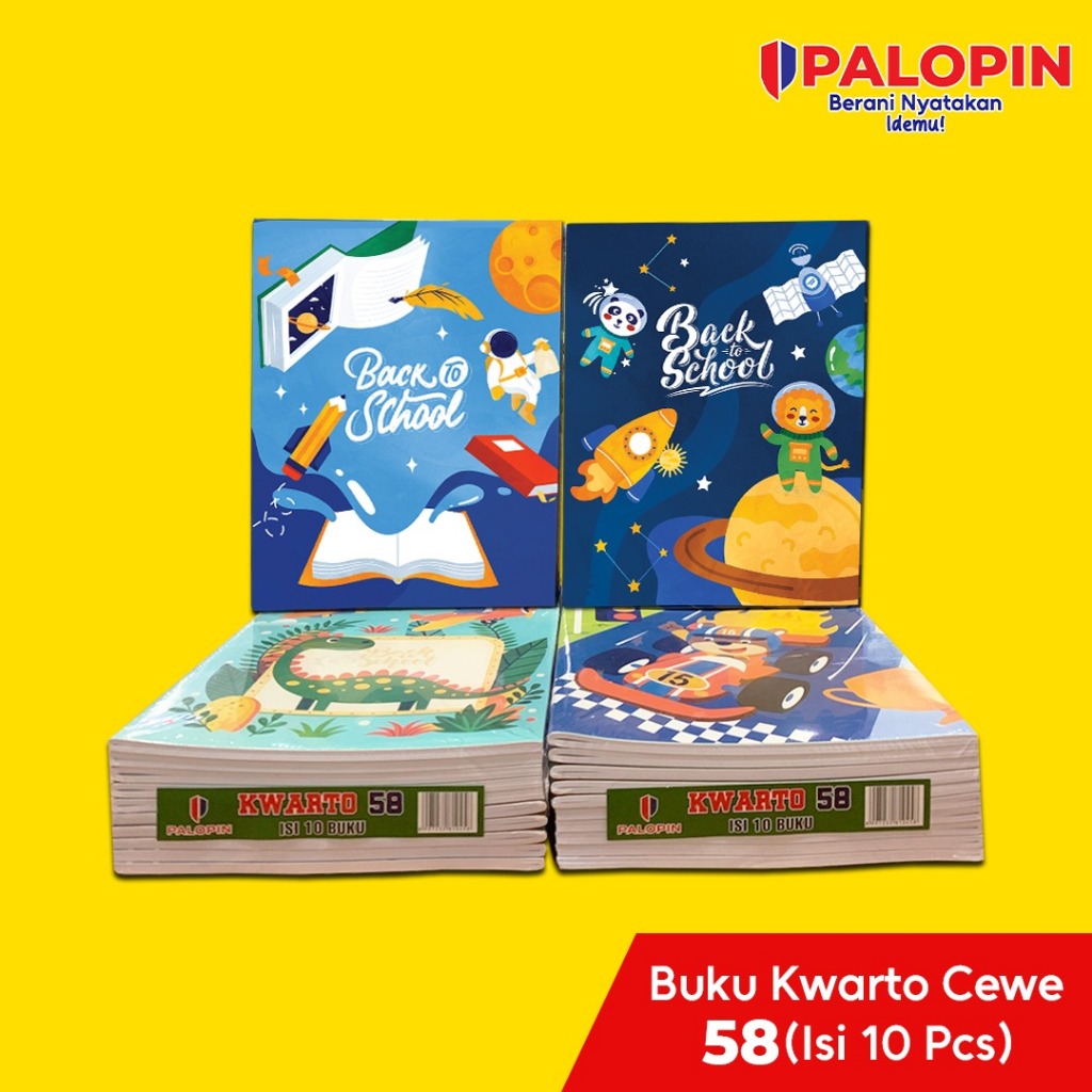

Buku Palopin Kwarto 58 Back to School cowo (Isi 10)