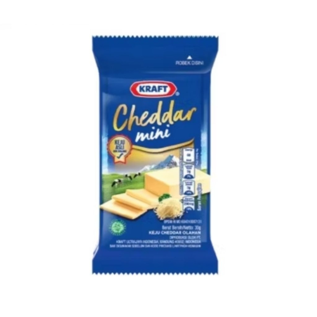 

KRAFT CHEDDAR MINI RENCENG PACK (1X8X30g)