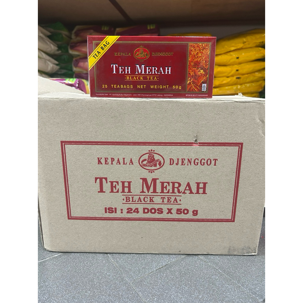 

Teh Merah Kepala Djenggot perDUS isi 24pcs