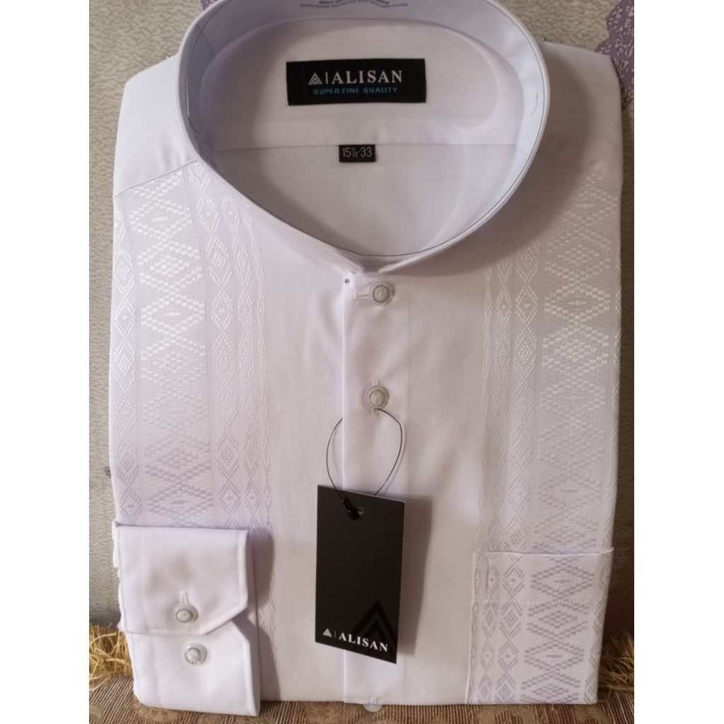 Koko Alisan putih lengan panjang, Koko Alisan putih lengan panjan