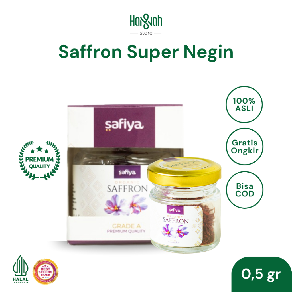 

Saffron Safiya 0,5 Gram Safron Super Negin Grade A Premium