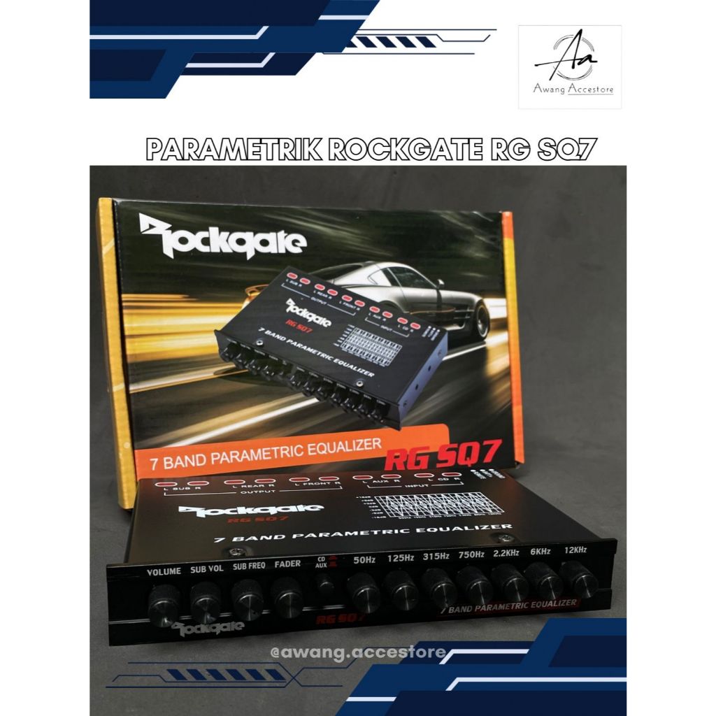 Rockgate RG SQ7 Parametrik Equalizer Band 7
