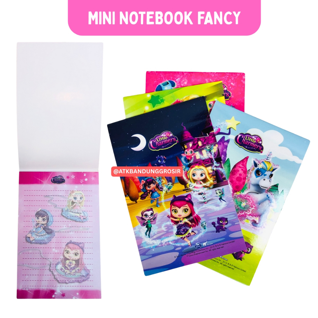

KIKY Memo Garis Fancy Mini Notes Kecil Mini ukuran A7 isi 50 Lembar