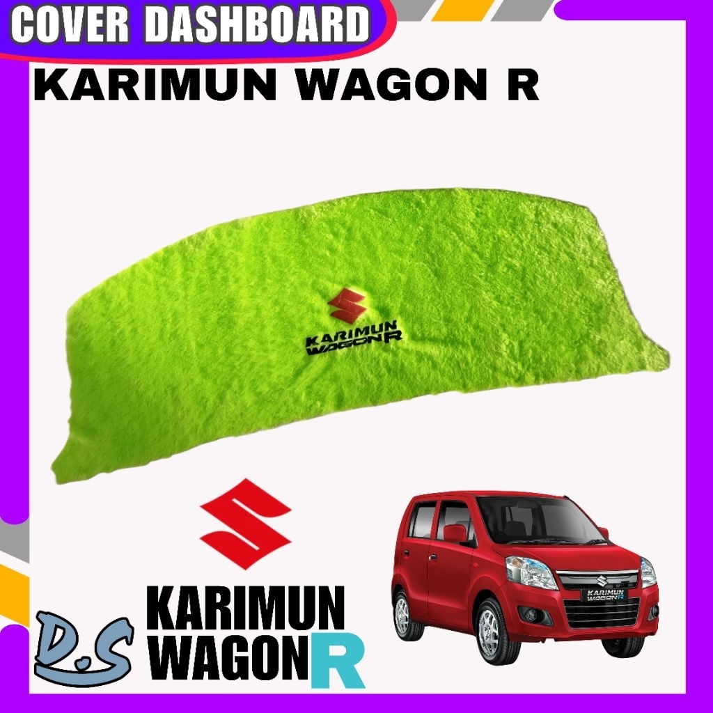 cover dashboard bulu mobil Suzuki Karimun wagon R 2013-2017 || alas dashboard mobil bulu Suzuki Kari