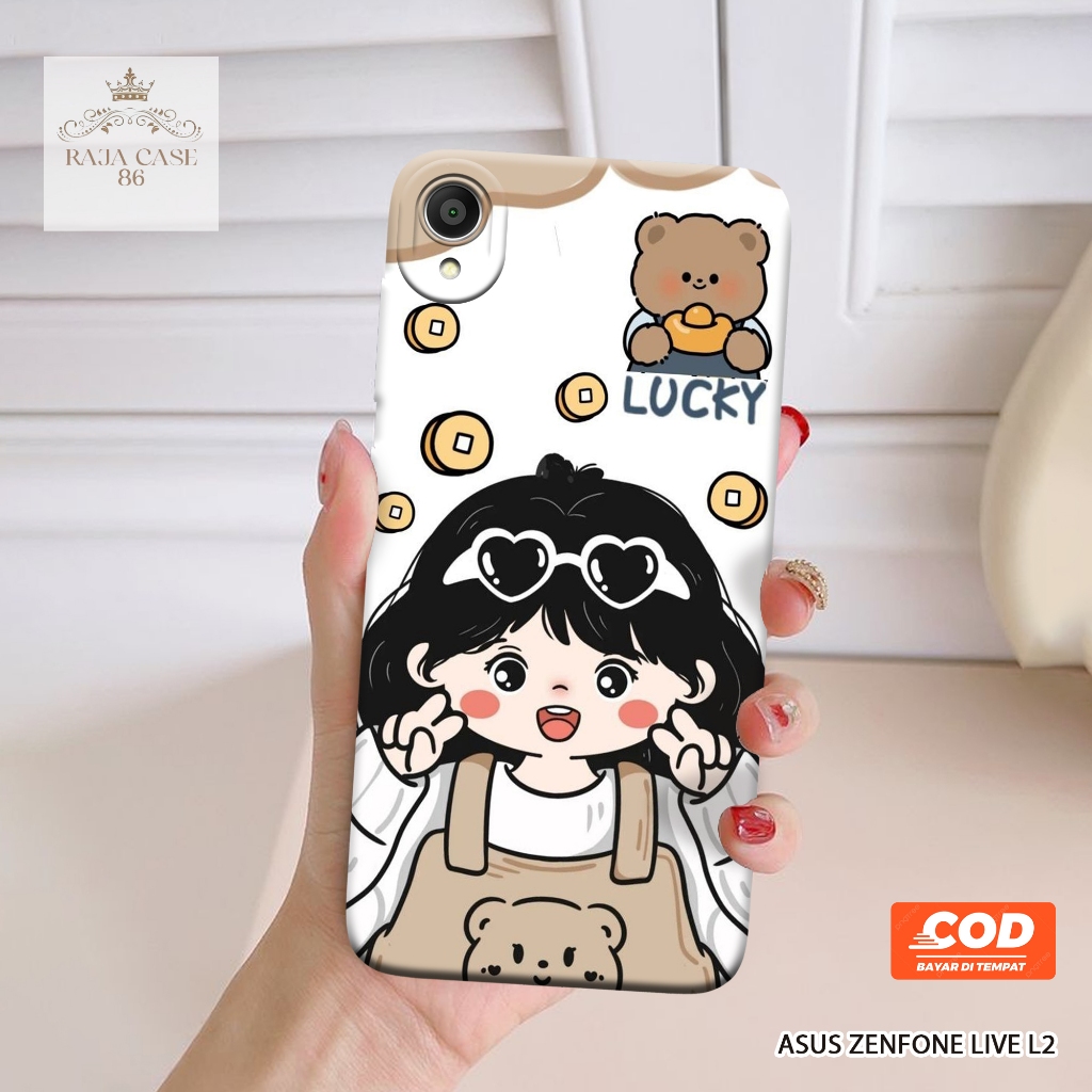 Case Asus Zenfone Live L2 - Rajacase - casing Asus Zenfone Live L2 - Motif case Cartoon - Pelindung 