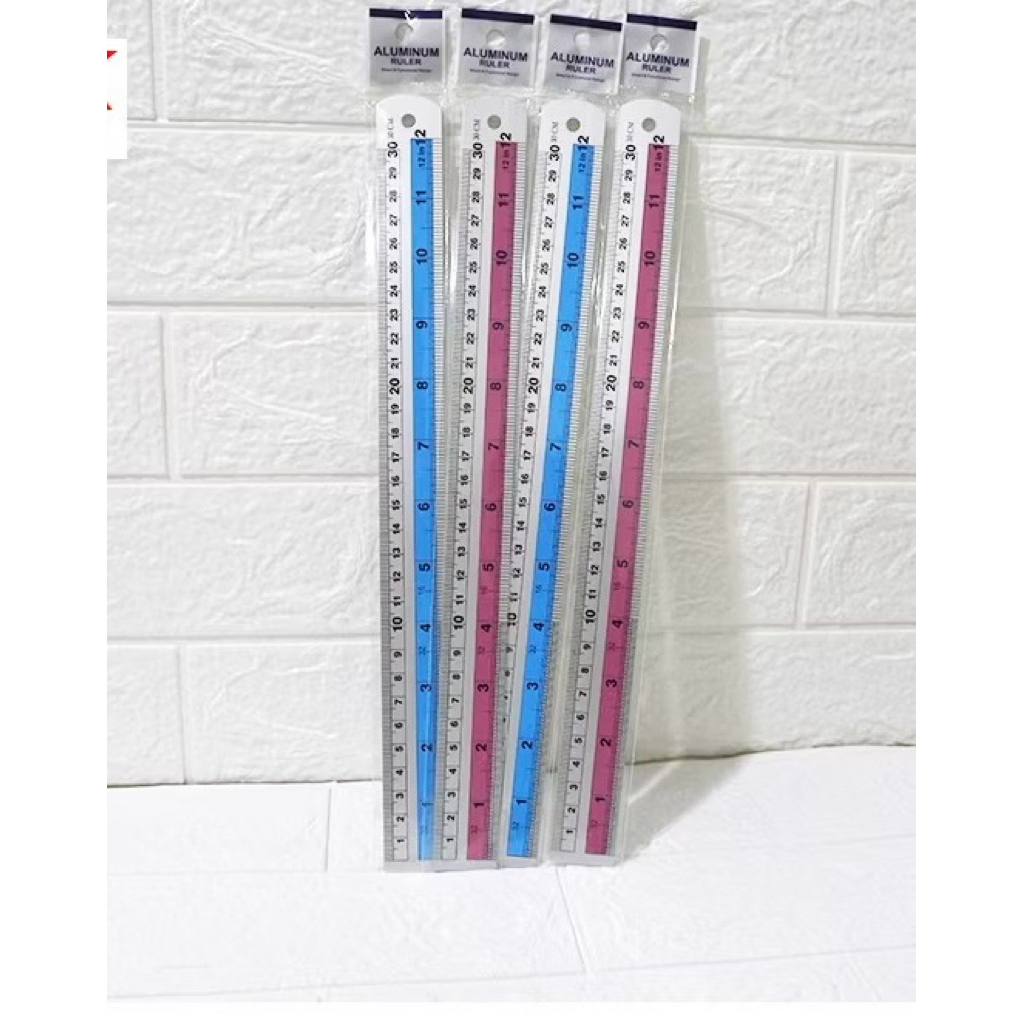 

Penggaris 30 Cm Aluminium / Mistar 30 Cm Tebal