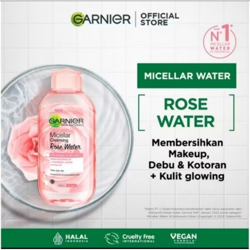Garnier Micellar Water Rose 125 ml