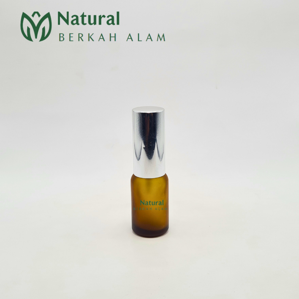Botol Kaca Br 15 Ml Amber Frossted Tutup Spray Alumunium Fullcap / Botol Kaca / Botol  / Botol Parfu