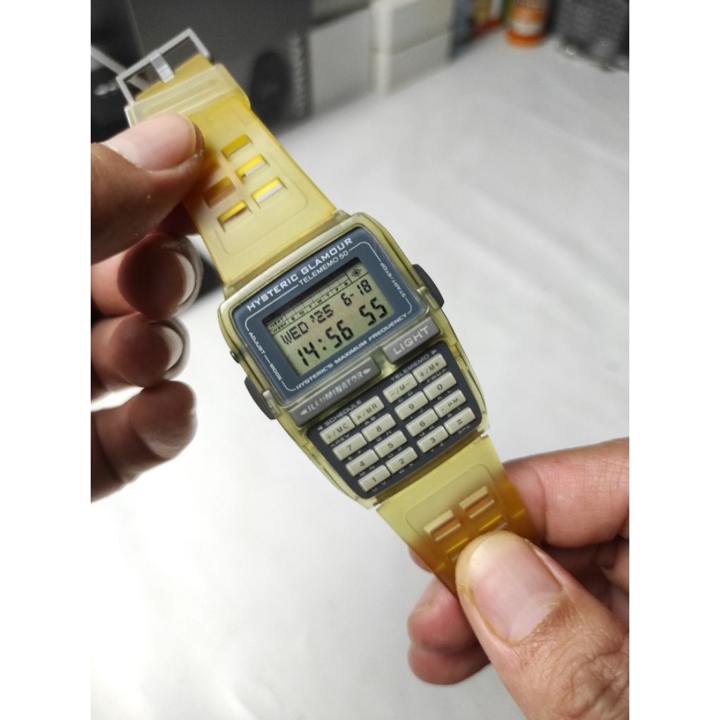 JAM TANGAN SUPER RARE CASIO VINTAGE 90's DBC-63 X hystericglamour_tokyo