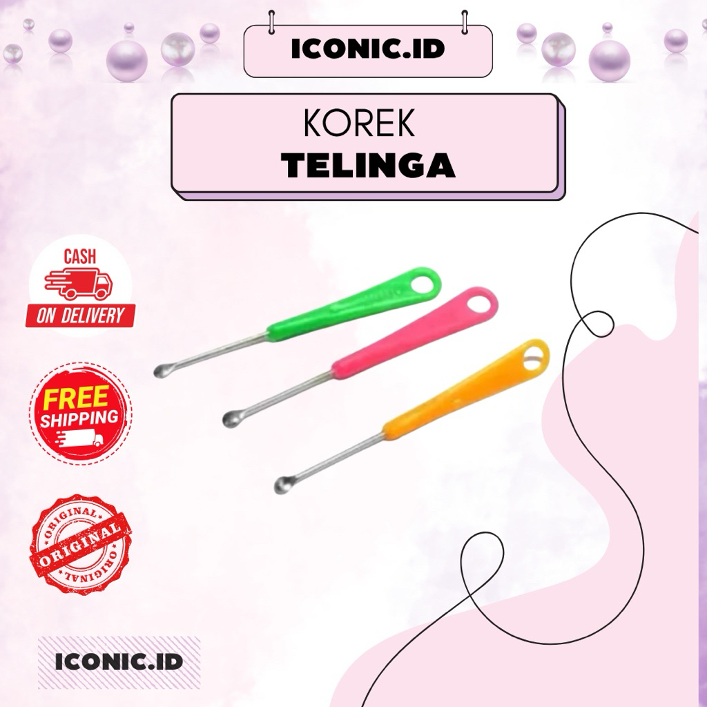 Icnonic.id - Korek Telinga / Korek telinga Besi / Katembat Besi