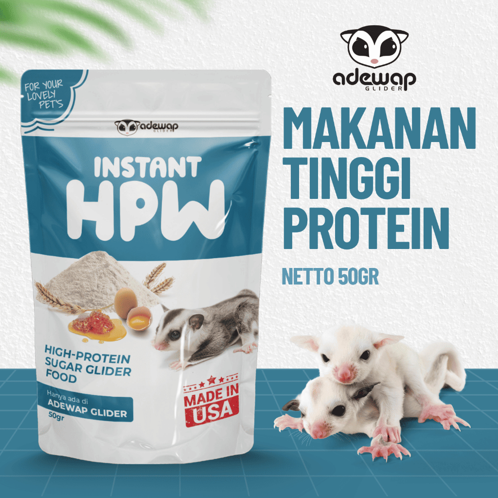 ADEWAP GLIDER HPW Instan Pro Booster Sugar Glider - 50gr
