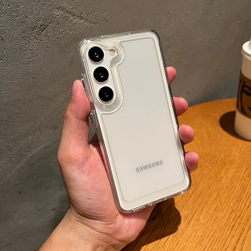 (2) NEW  ( 2ND GEN ) Case ARMOUR Space Military Drop Case High Quality Premium Acrylic Casing Clear 