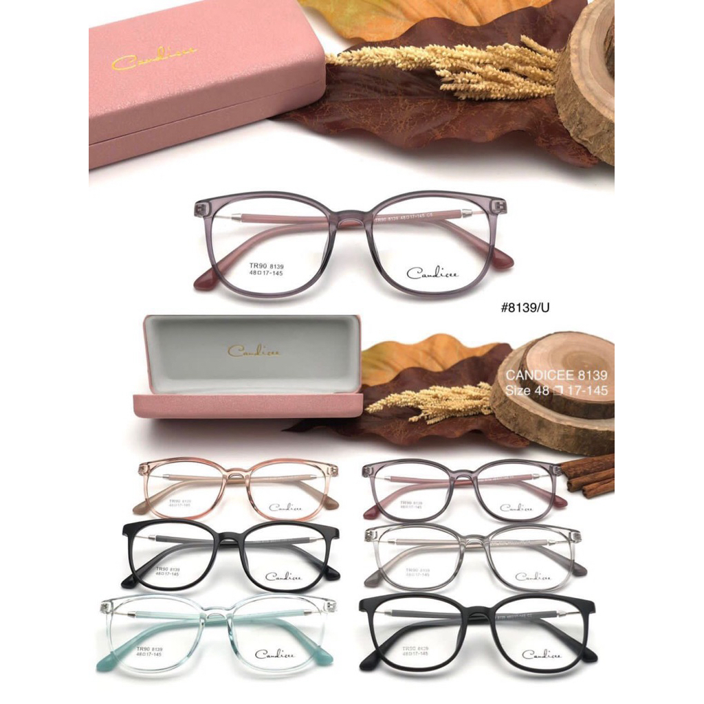 KACAMATA CANDICEE Cd8139 free box size 41-17-145 bahan TR90 + kotak cepuk