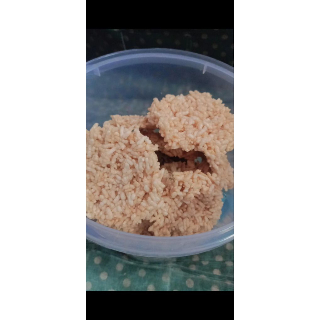 

rengginang matang gurih renyah kemasan toples 5liter