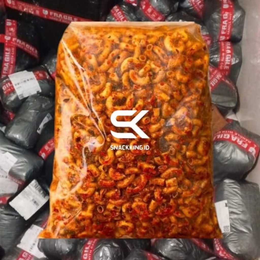 

makaroni cikruh cemilan makanan extra pedas daun jeruk 250 gram