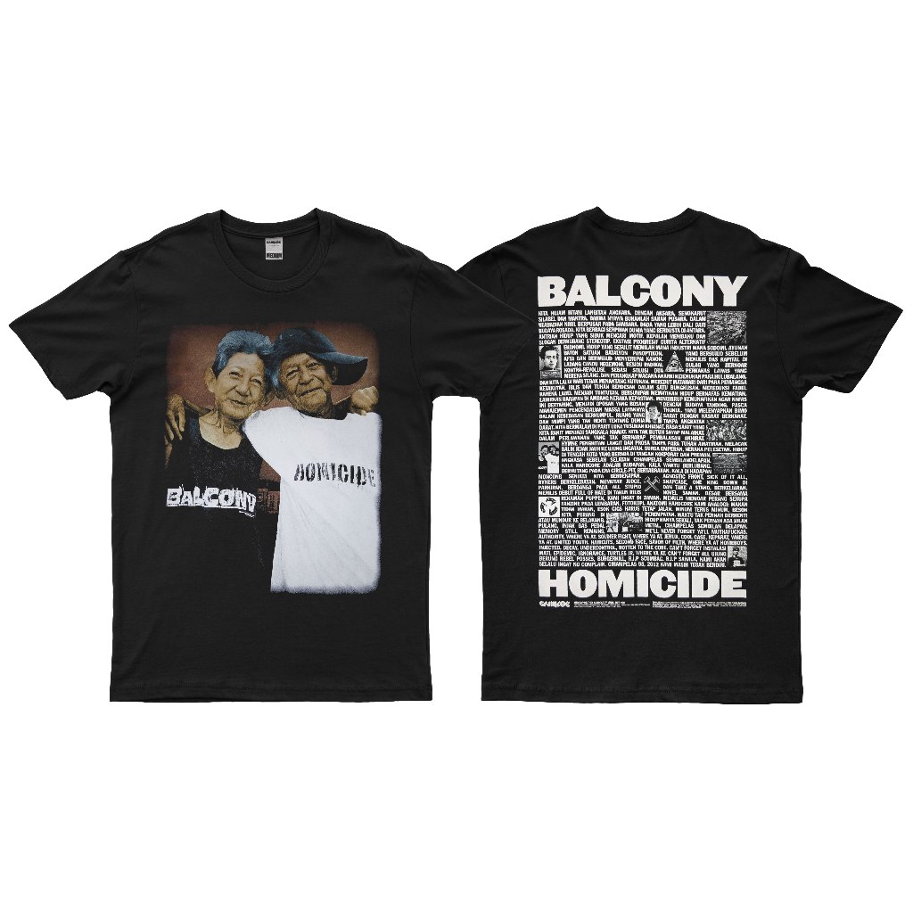 Tshirt BALCONY X HOMICIDE - Memoar Dark