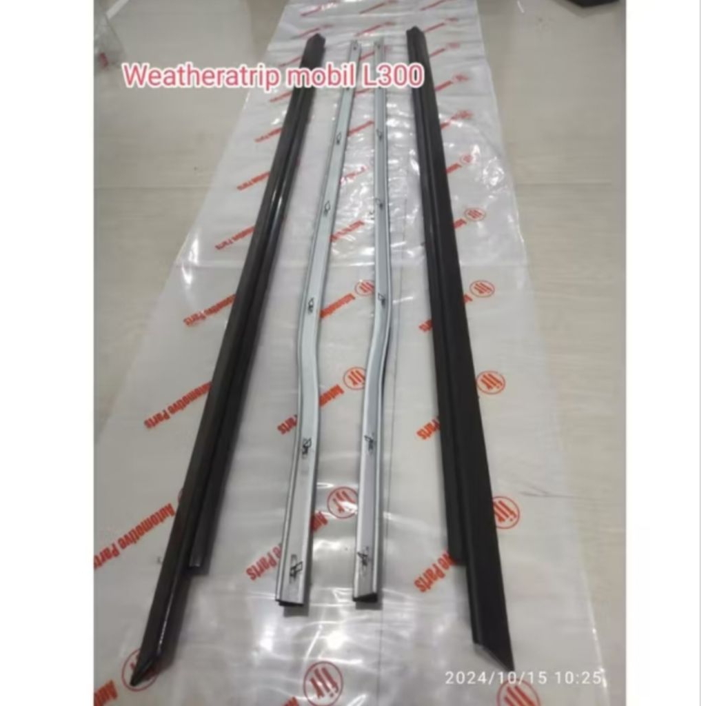 Weatherstrip/Pelipit kaca pintu mobil L300 Full set