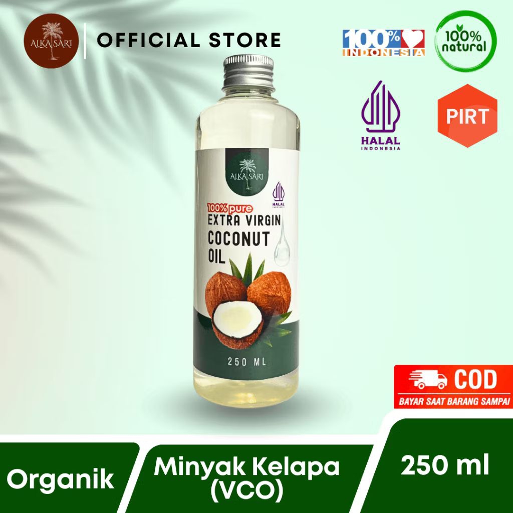 

Minyak Kelapa Extra Virgin Coconut Oil VCO Premium alkasari 250ml