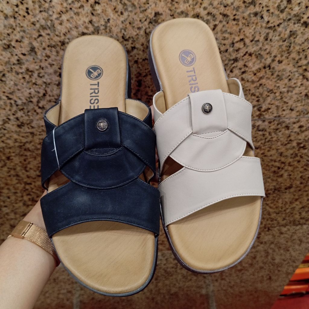 Sandal Teplek Wanita TRISET Original MATAHARI Nyaman Ringan Empuk