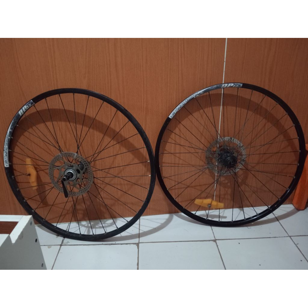Wheelset 26 Shimano + rims alexrims