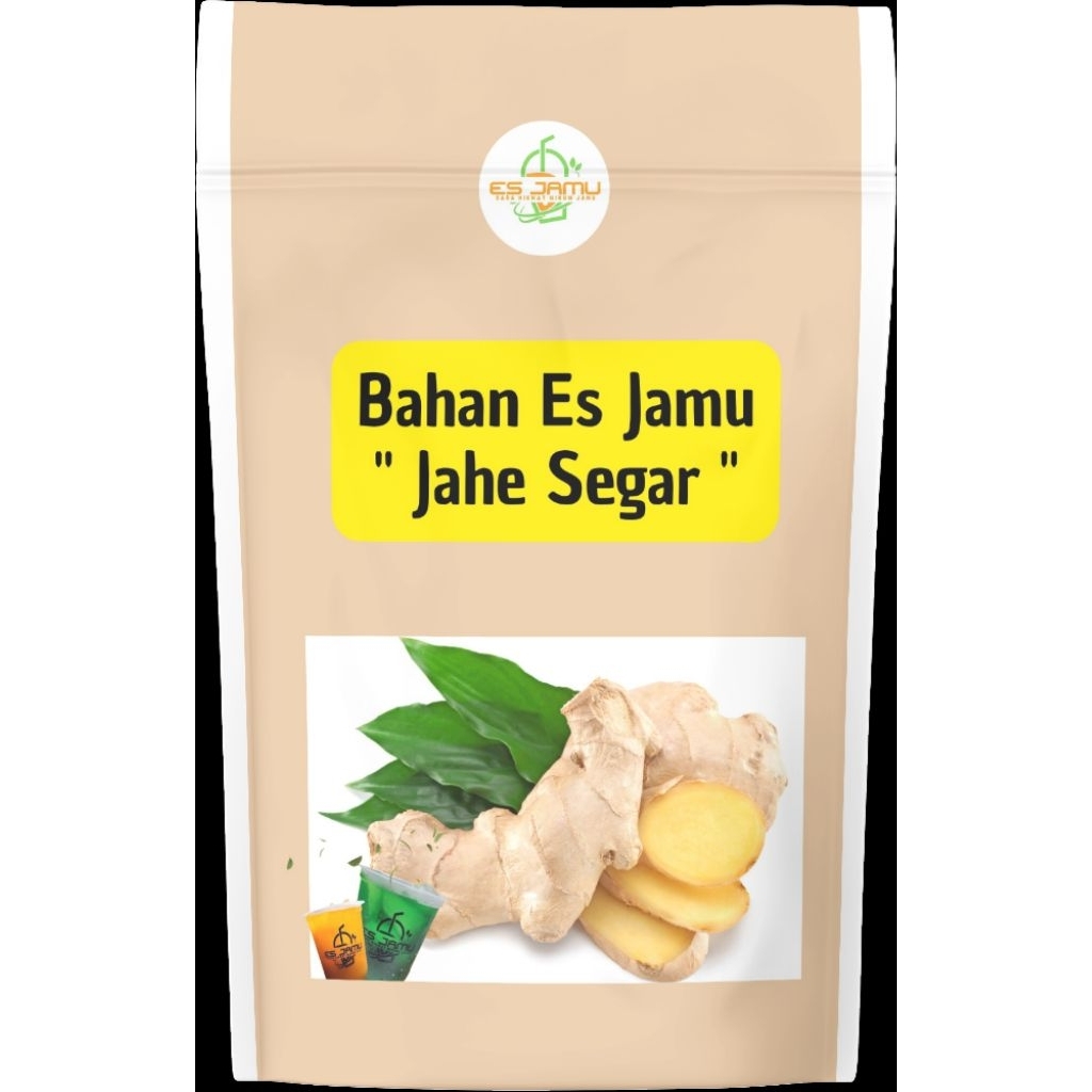 

Bahan es jamu ( Jahe Segar )