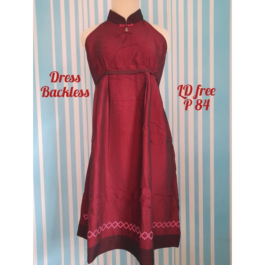 dress backless
