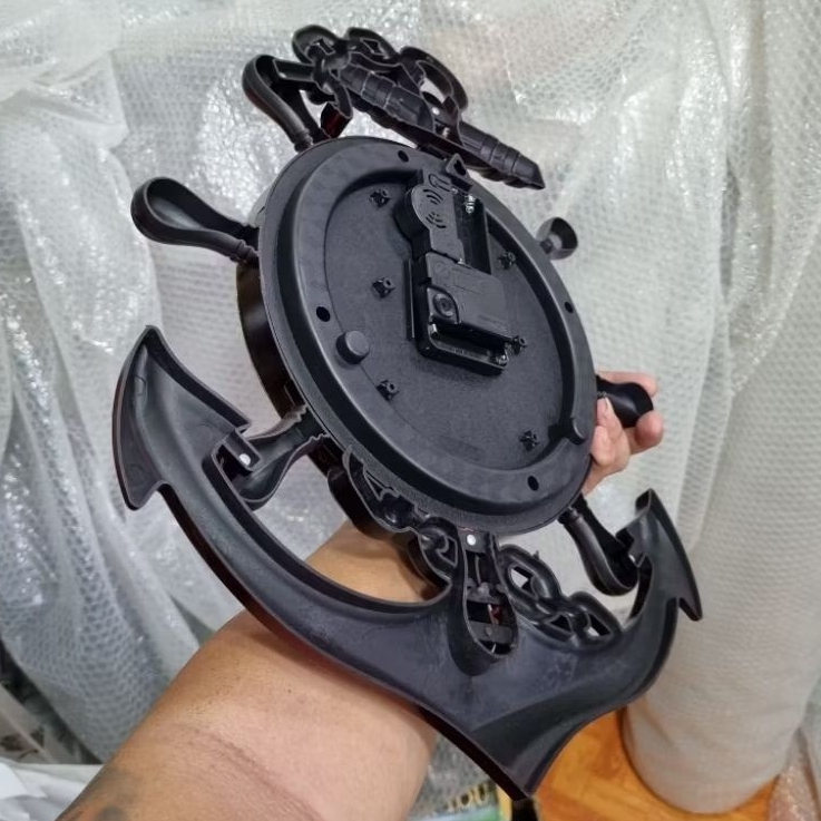 jam dinding bunyi perjam kaligrafi jangkar
