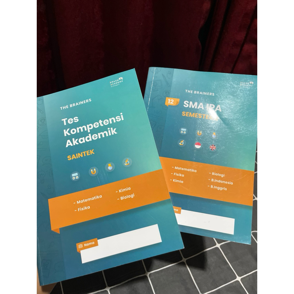 preloved buku Brain Academy Ruang Guru