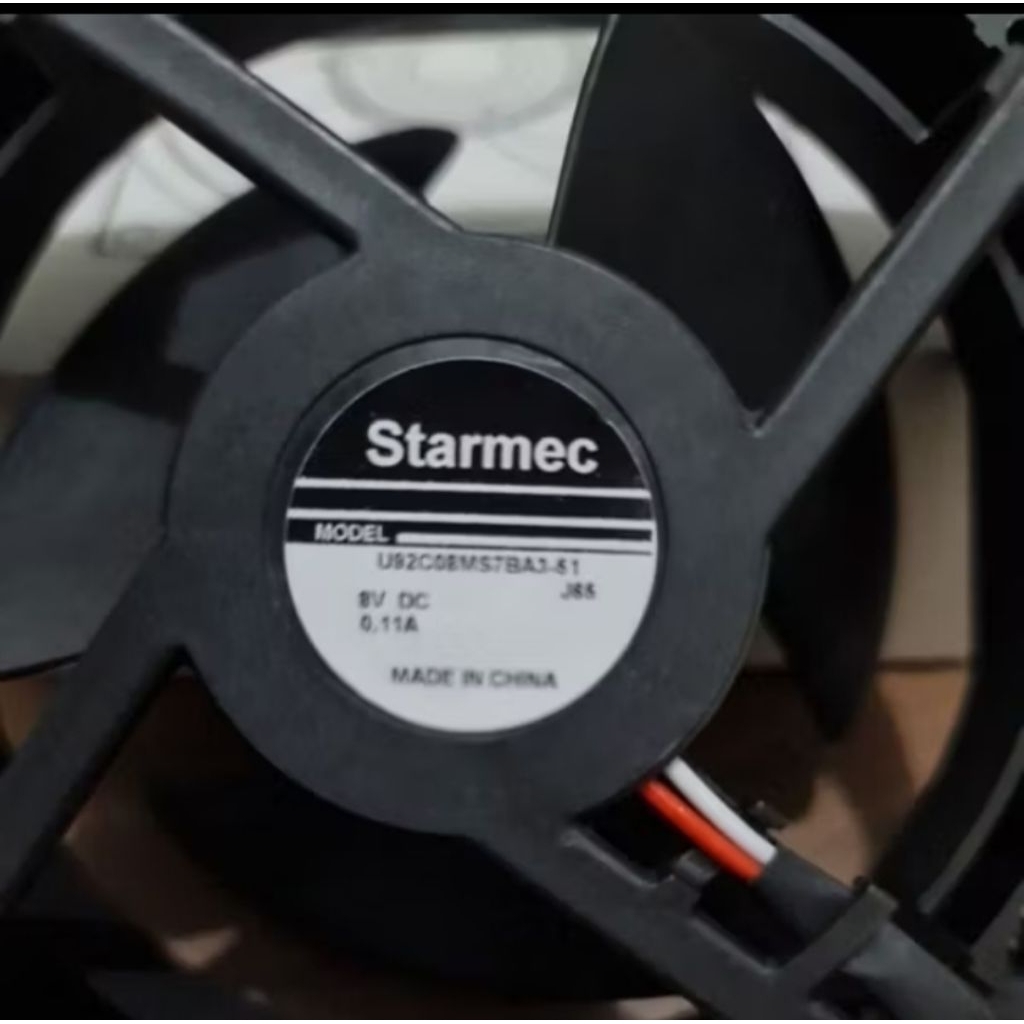 KIPAS KULKAS 2PINTU PANASONIC DC 8V 9CMX9CM 2KABEL SHOKET KIPAS KULKAS 2PINTU INVENTER