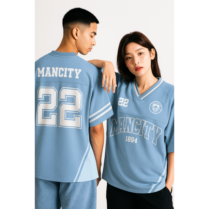 jersey machester city boxy retro