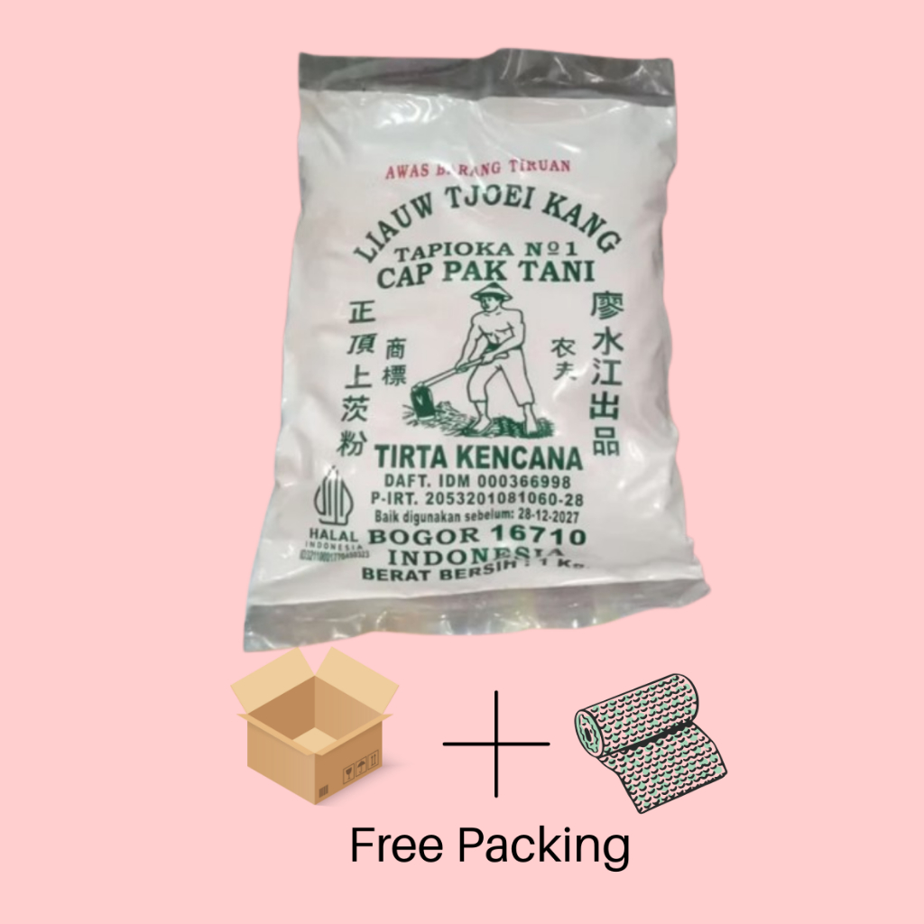 

Tepung Tapioka Cap Pak Tani Liauw Tjoei Kang 1 kG