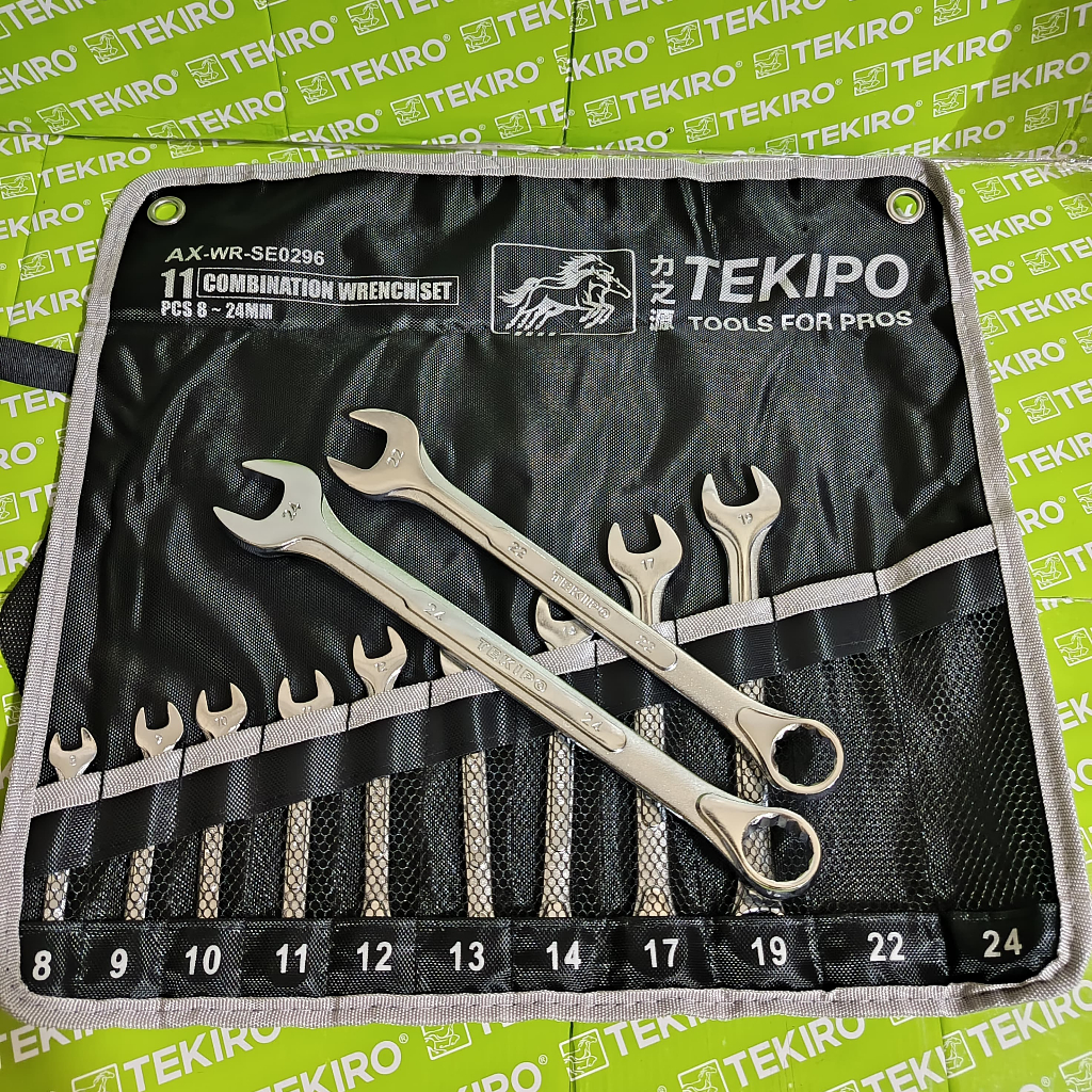 Tekiro kunci ring pas set 11pcs / ring pas 1set 8 - 24mm / konci ring pas 1set / original super kuat