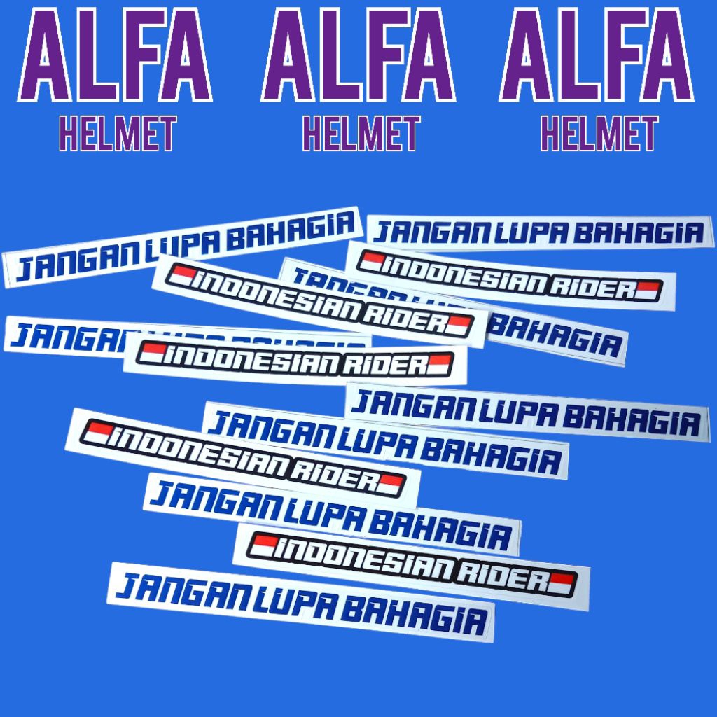 Stiker Kata Kata || Stiker Kata Kata Motor / Stiker Kata Kata Helm • CUTTING