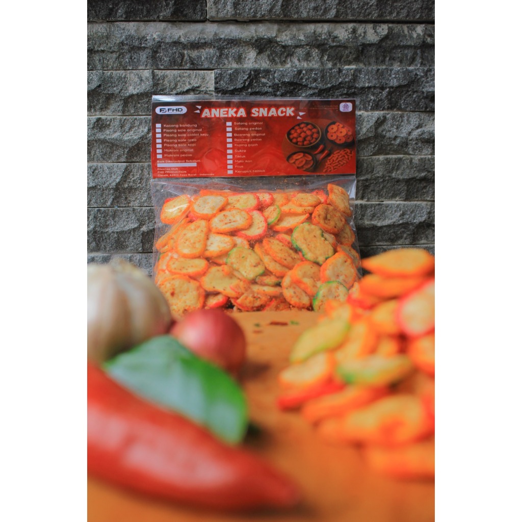 

FHD Cemilan Kerupuk Seblak Bantet Pedas 100 gr
