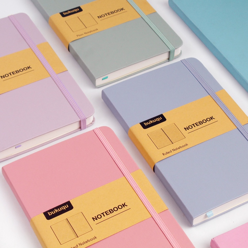 

KODE T37G Bukuqu Classic Notebook Pastel Edition Bullet Journal Planner Buku Agenda