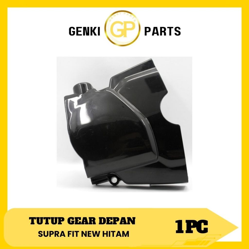 GENKI-PARTS/TUTUP-GEAR-GIGI-DEPAN/COVER/MOTOR/HONDA/SUPRA-FIT-NEW-HITAM/GRADE-ORI