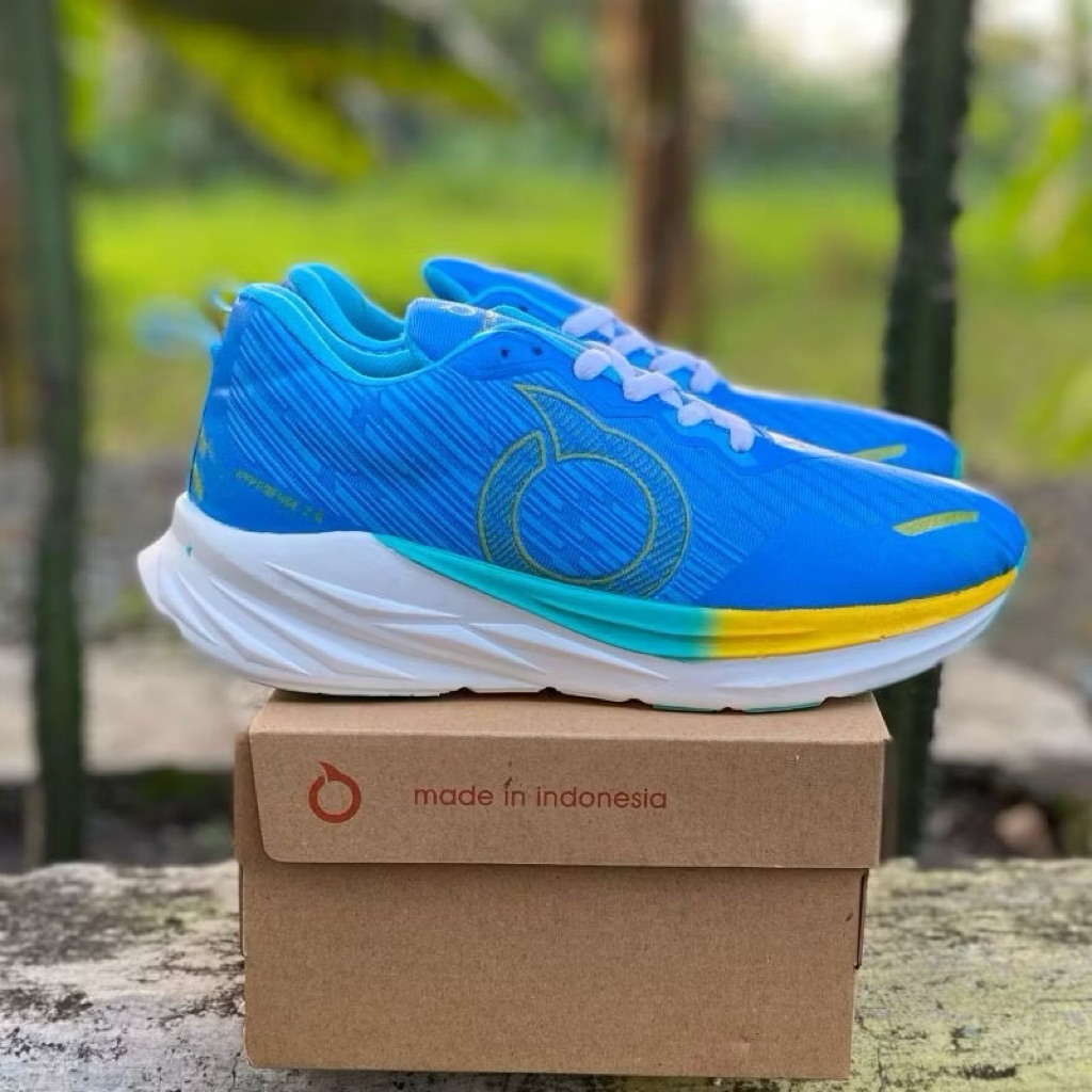 SEPATU RUNNING ORTUSEIGHT HYPERFUSE 2.0 ORIGINAL WARNA BIRU