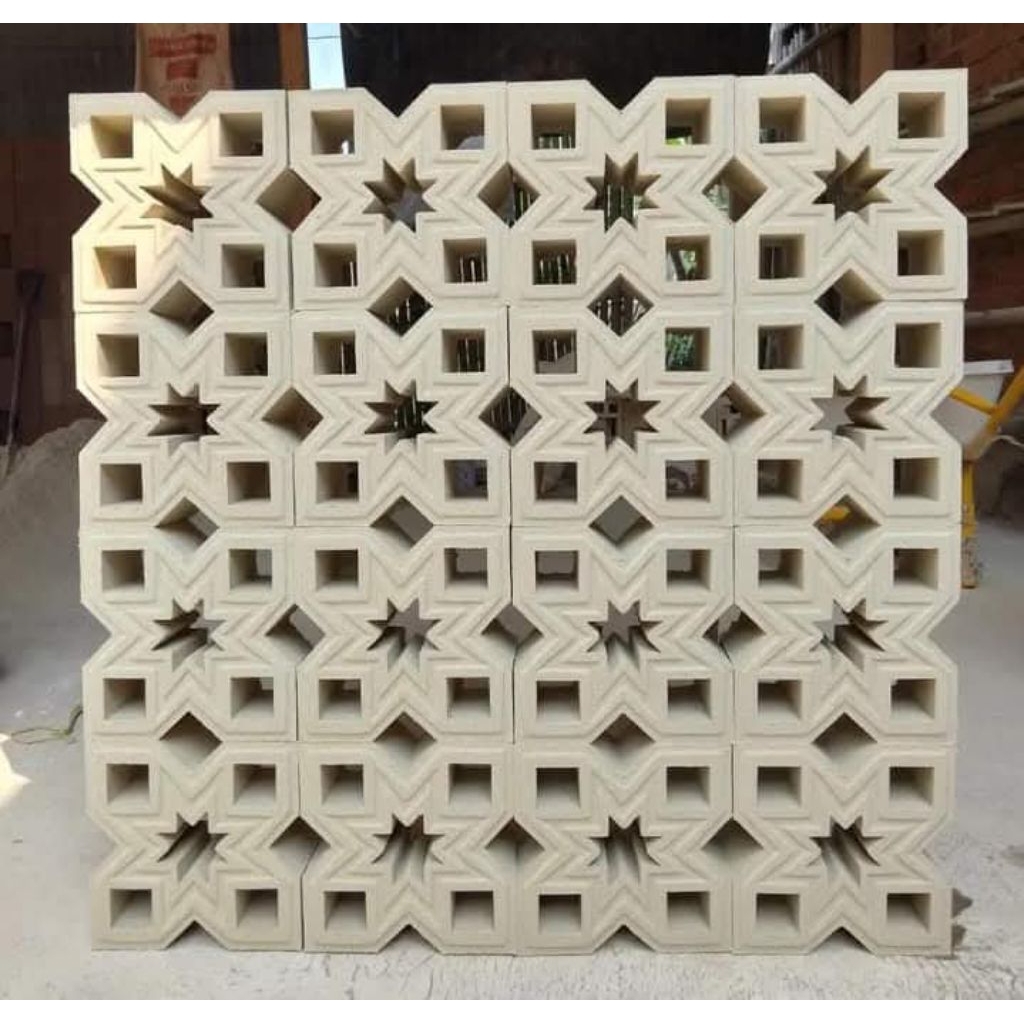 roster motif  krawangan roster beton minimalis