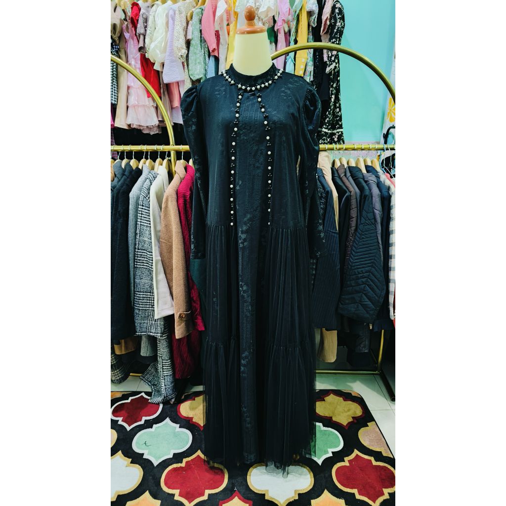 Gamis tile mutiara