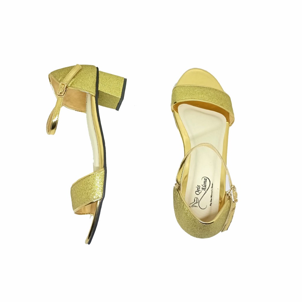 NR_Big_Size Sandal Heels Wanita  Formal Pesta Hak 5Cm