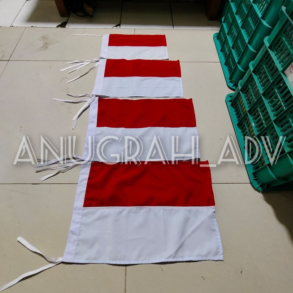 

bendera merah putih kecil mobil/motor bahan katun premium