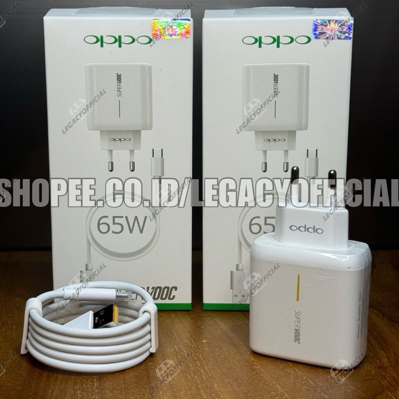 KODE B52G Charger Oppo 33W 65W 8W SUPER VOOC Type C Fast Charging Original