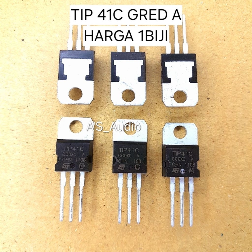 TRANSISTOR TIP41C TIP 41 ORI CINA